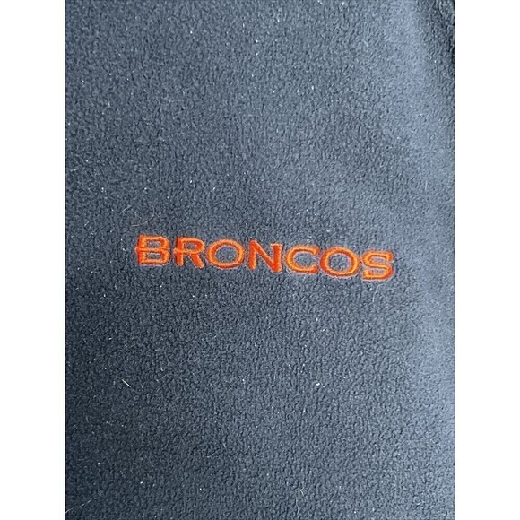 Denver Broncos Official NFL Reversible Hooded Field Jacket Mens Large Reebok - Picture 12 of 13